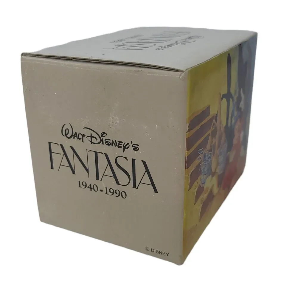 Vintage Disney Fantasia 50th Anniversary 1940-1990 Coffee Mug Original Box Japan